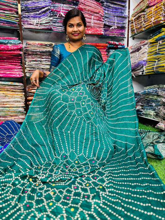 Bandini Moss Chiffon