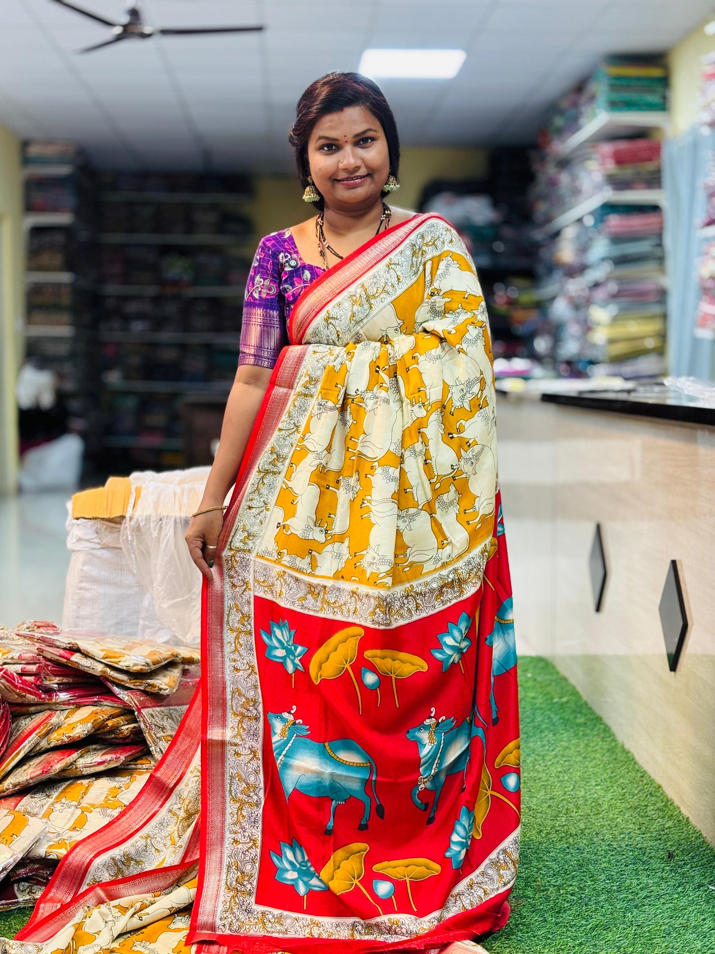 Chennur Silk with Nijam Border