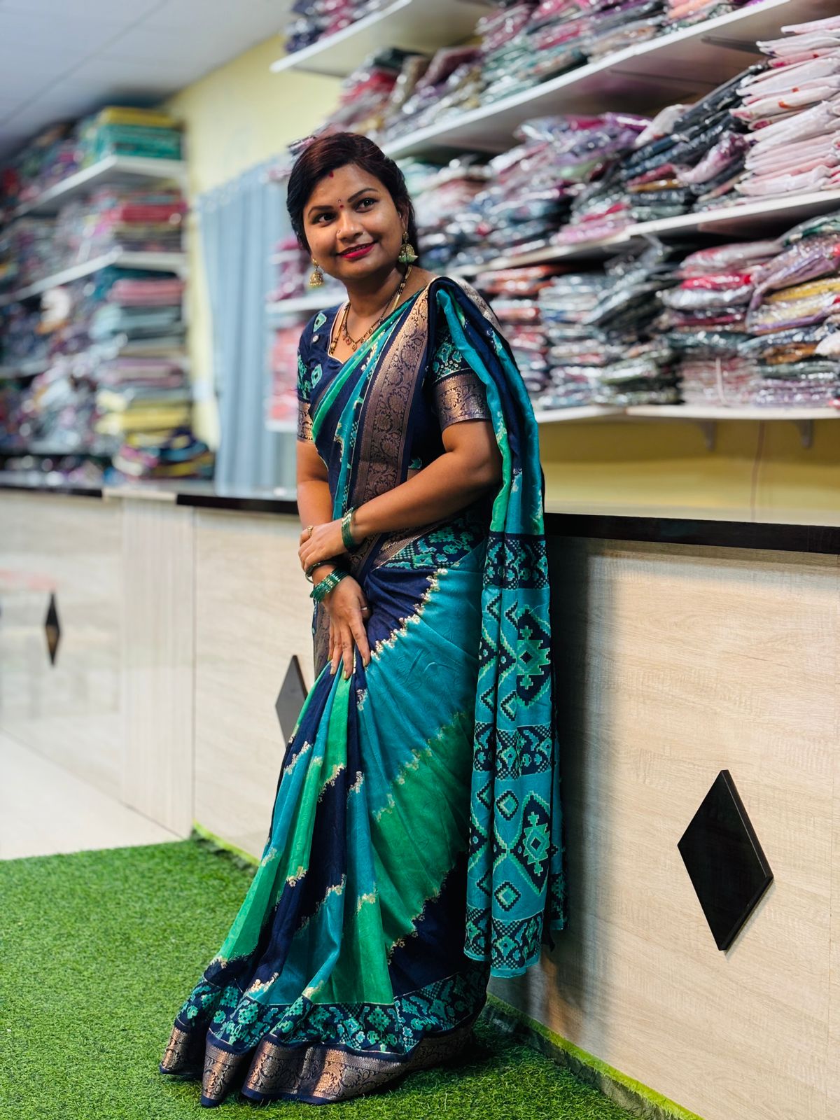 Matty Georgette Pochampally Border