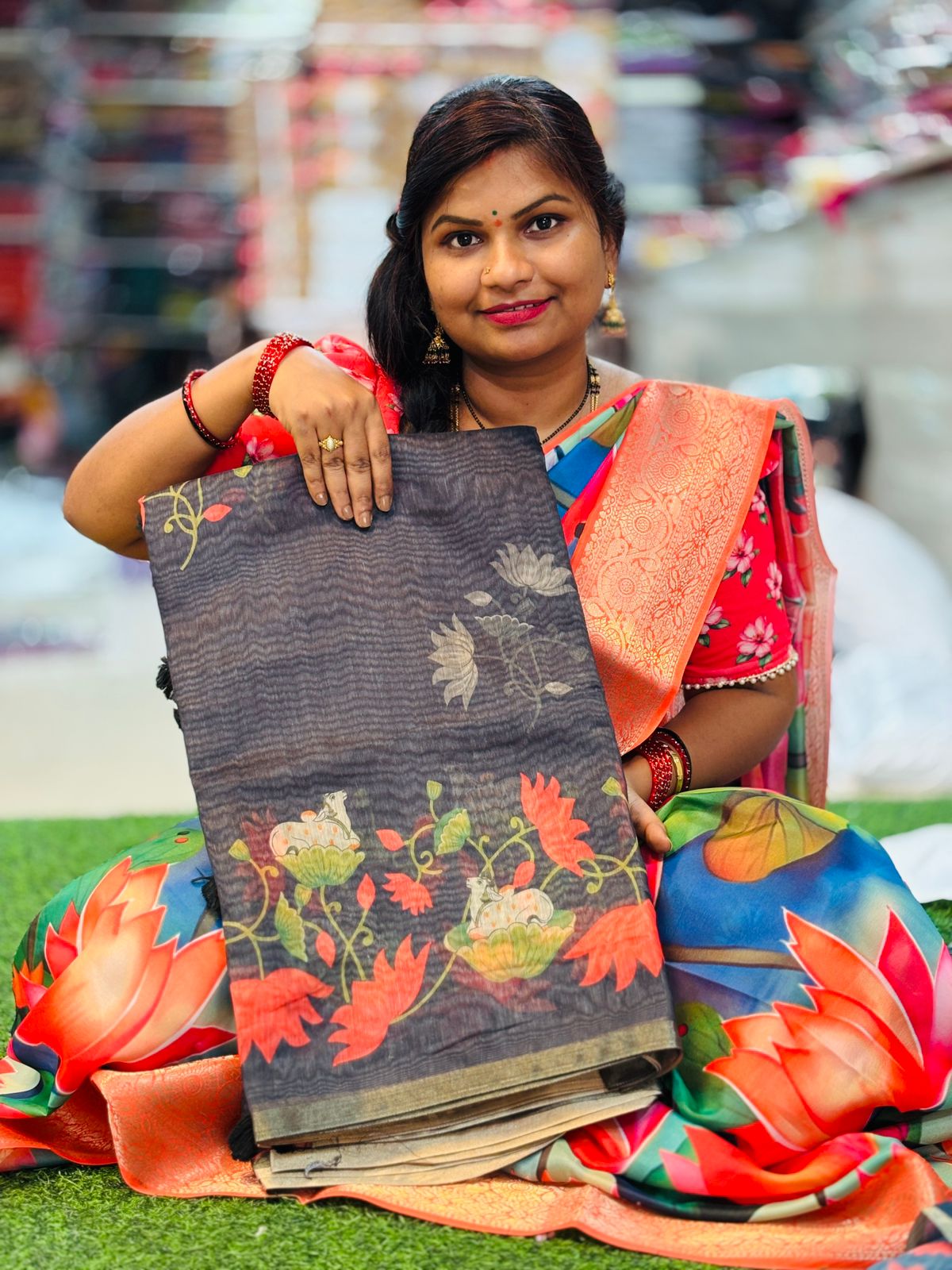 Tulip Chanderi silk