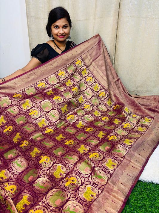 Jungle Theme Sarees