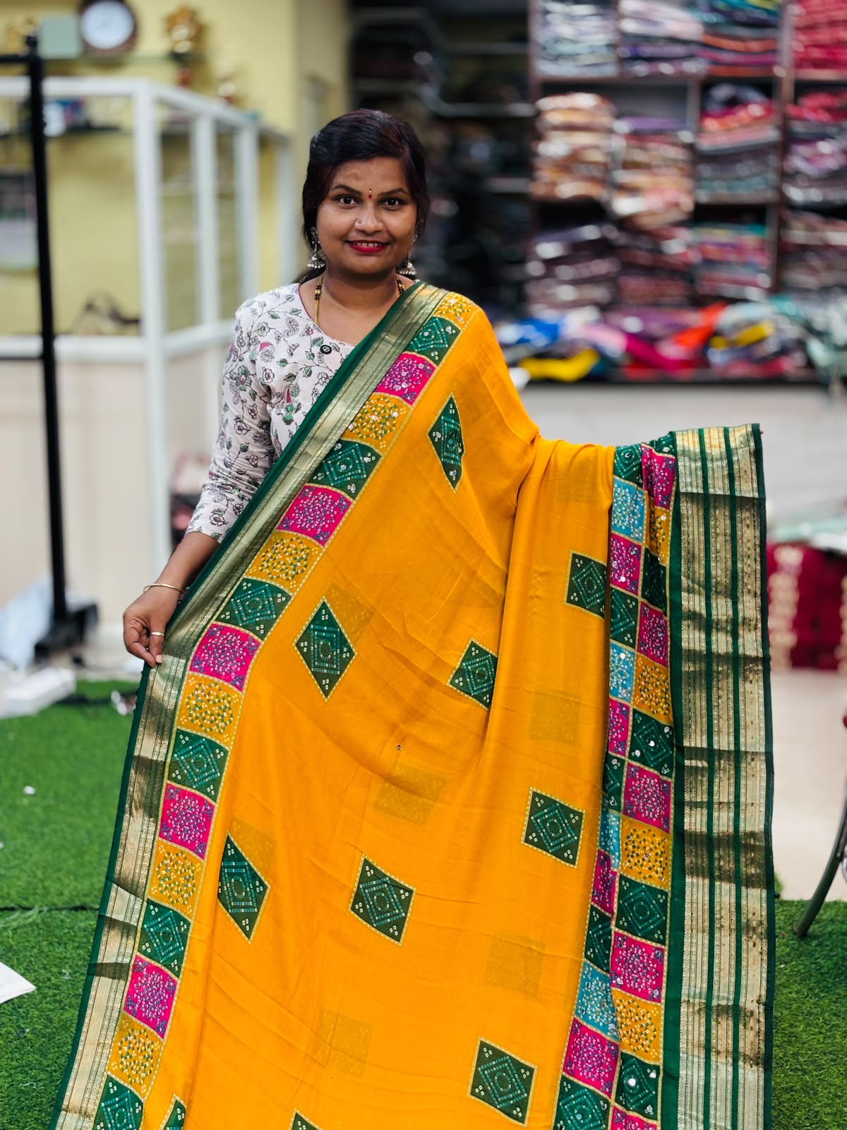 Azrak Georgette Sarees