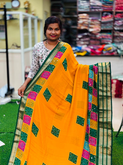 Azrak Georgette Sarees