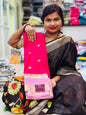 Semi Mysore crepe saree