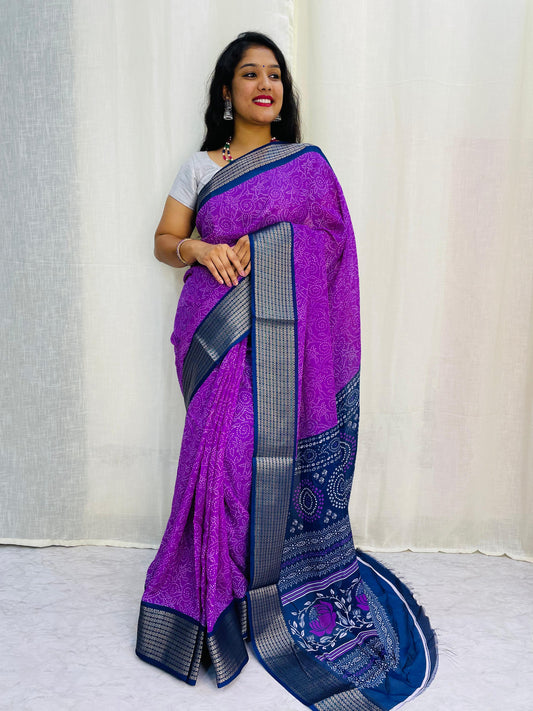 Dola Crepe Silk Saree