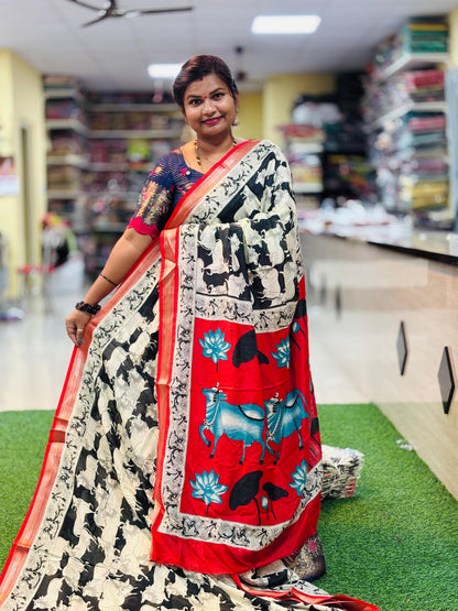 Kalamkari Chennur Silk