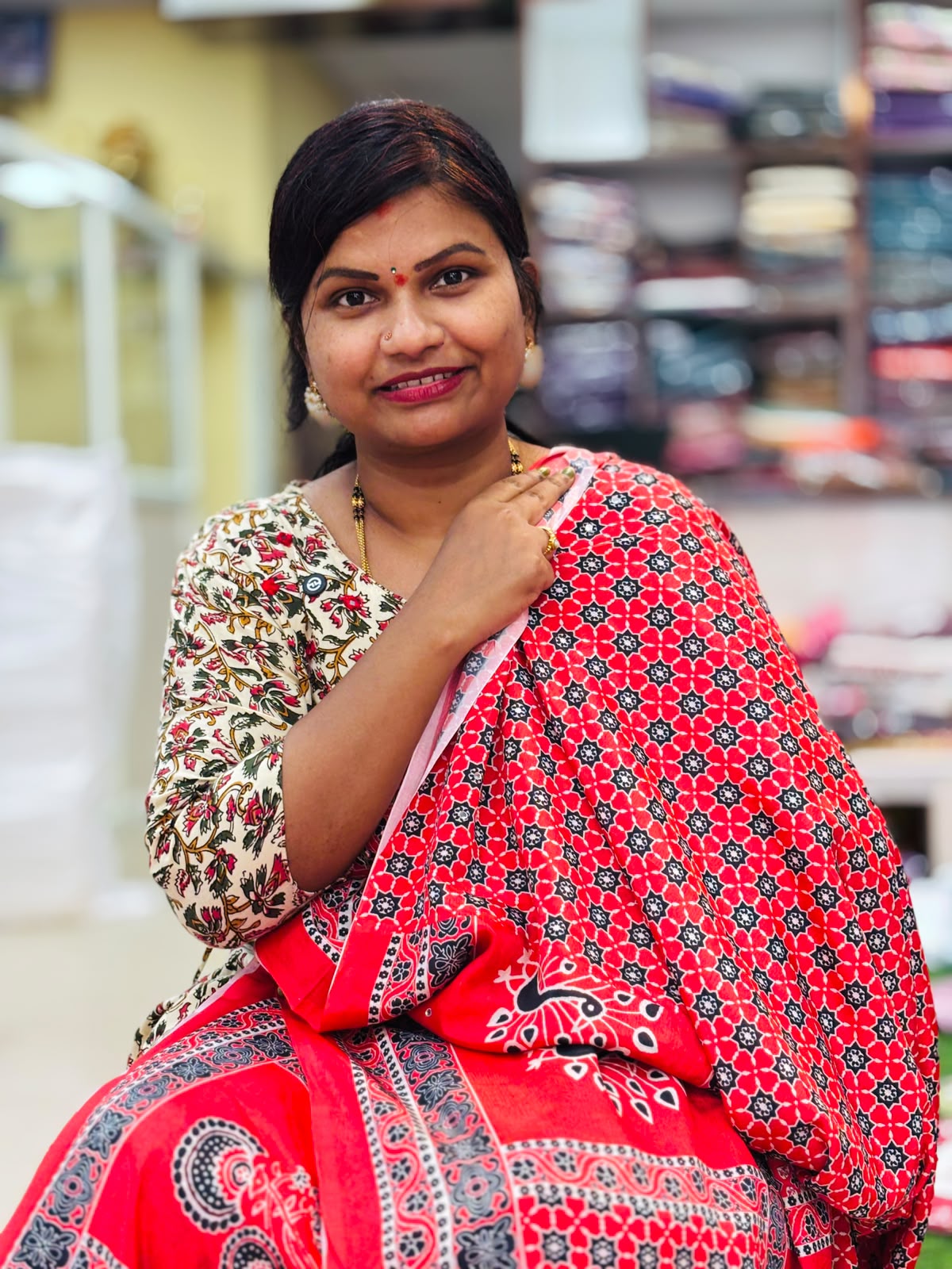 Azrak Satin Crepe Sarees