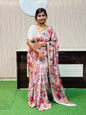 Multi Crepe Digital Saree