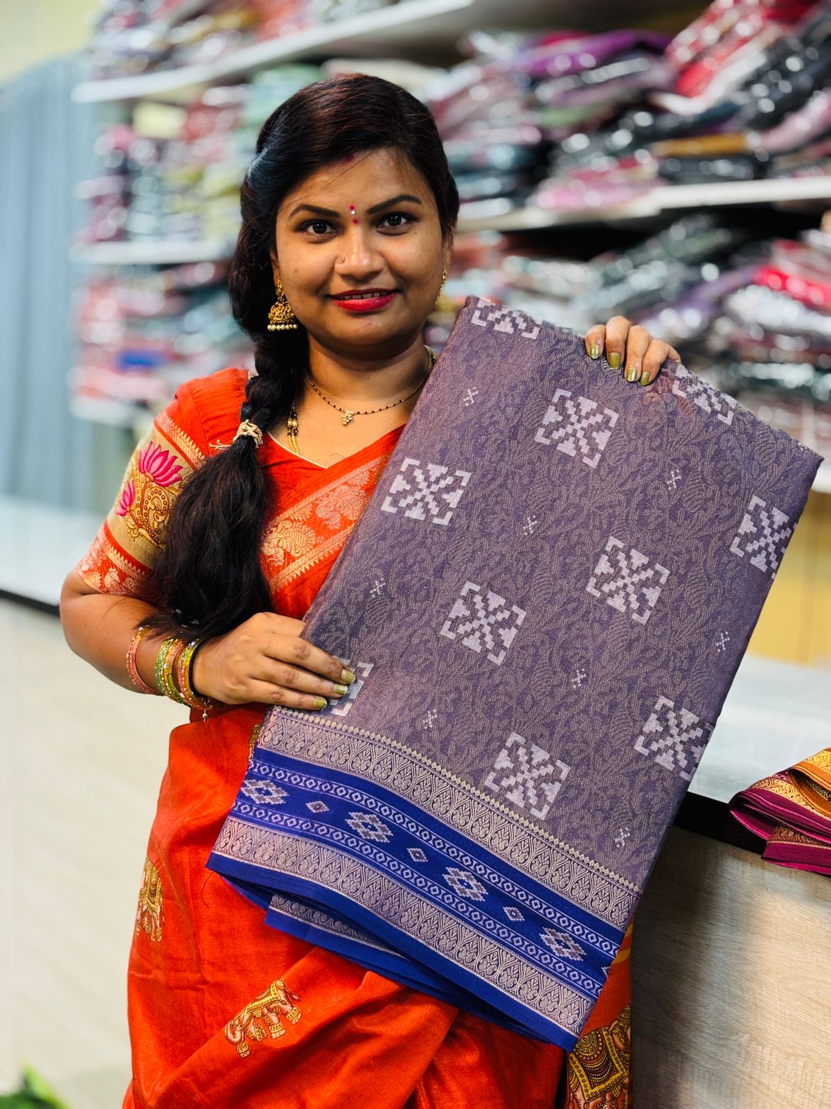 Pochampally Brocade Pattu