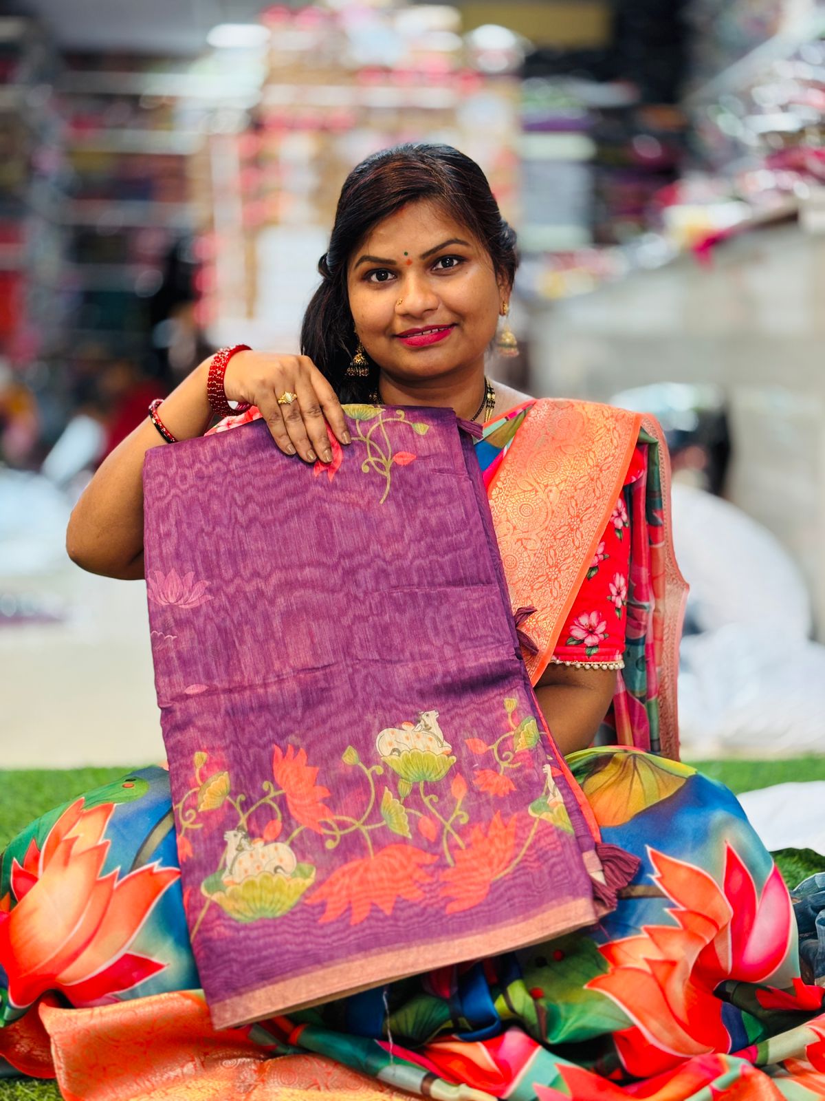 Tulip Chanderi silk