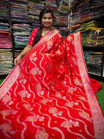 Banarasi pithani Meenakari Weavings
