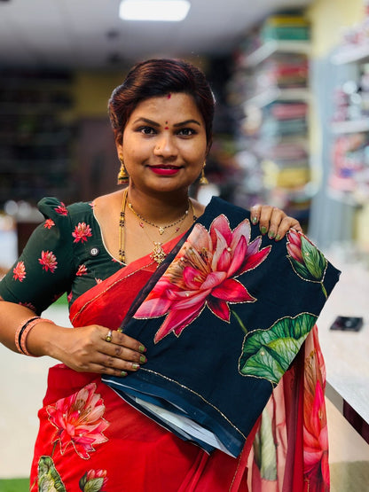 Tabby chiffon handwork