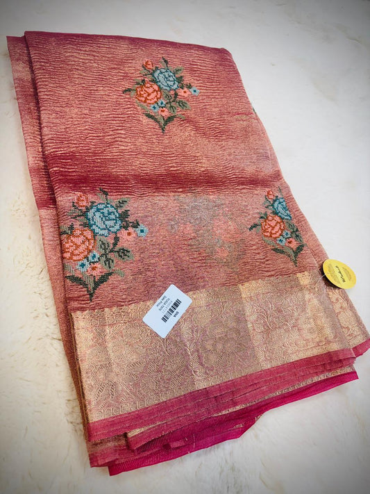 Tissue Meenakari bunches