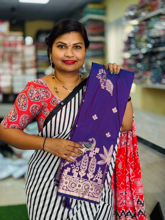 Meenakari Pattu Saree