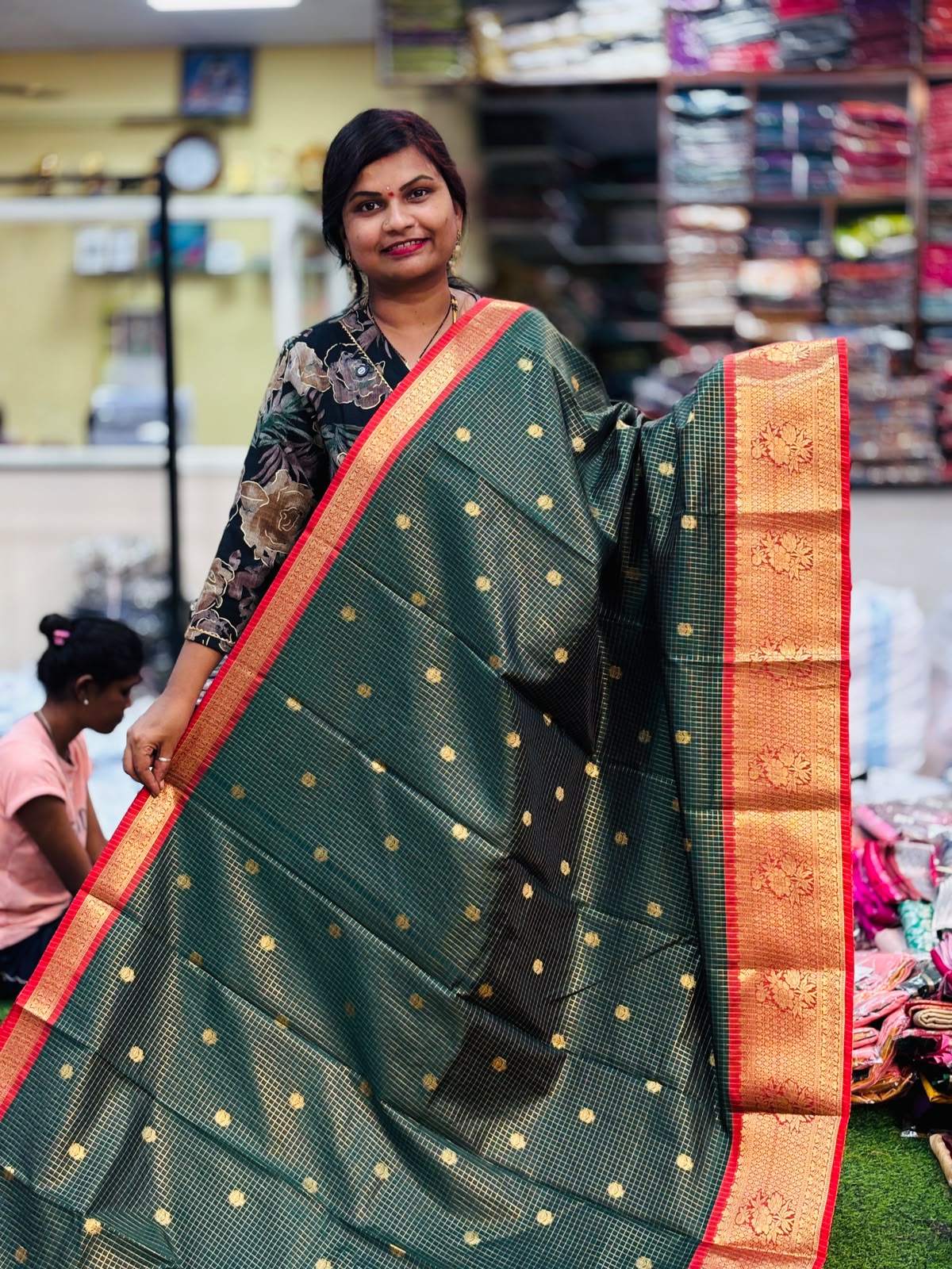Vintage Semi Kanchi Mysore Crepe Sarees