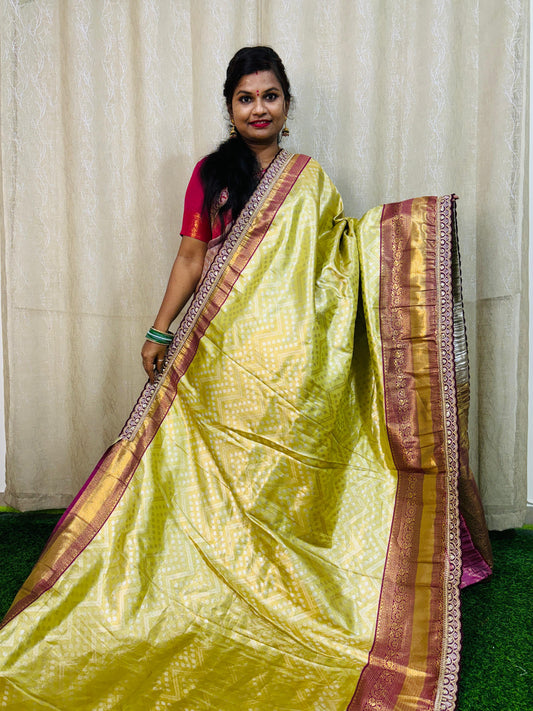 Semi Banarasi Pattu