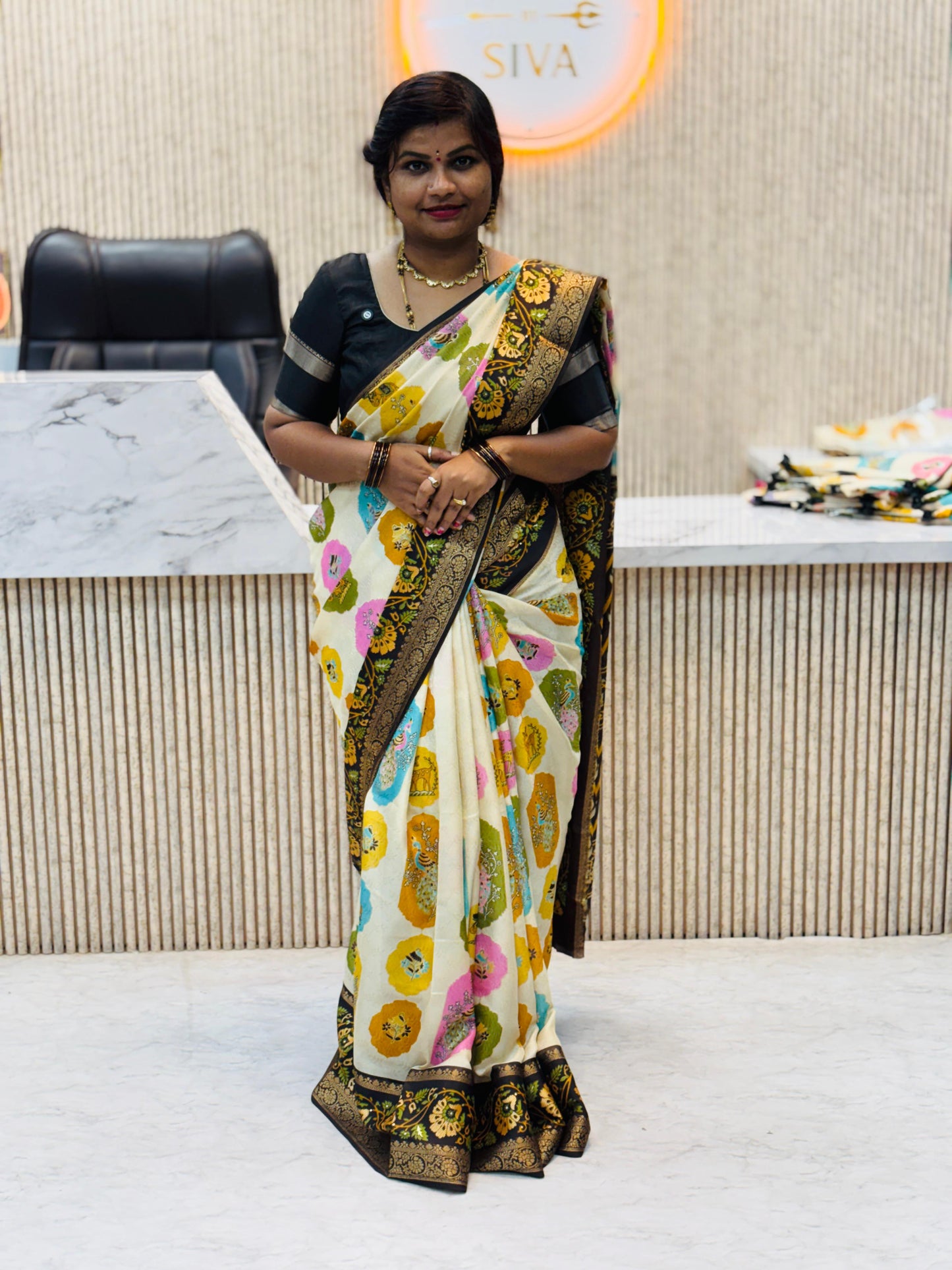 Mashmellow Georgette Saree