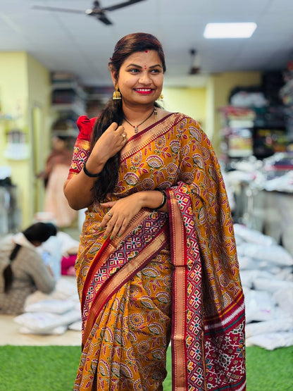 Semi Patola Pattu Saree