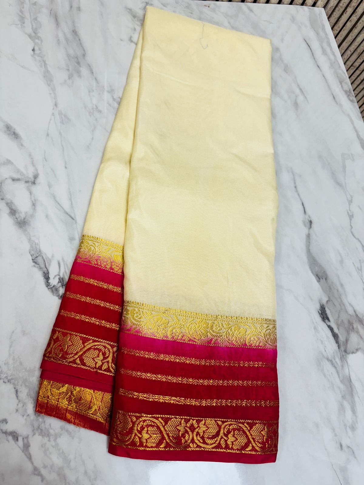 Semi Mysore Crepe Silk Sarees 32