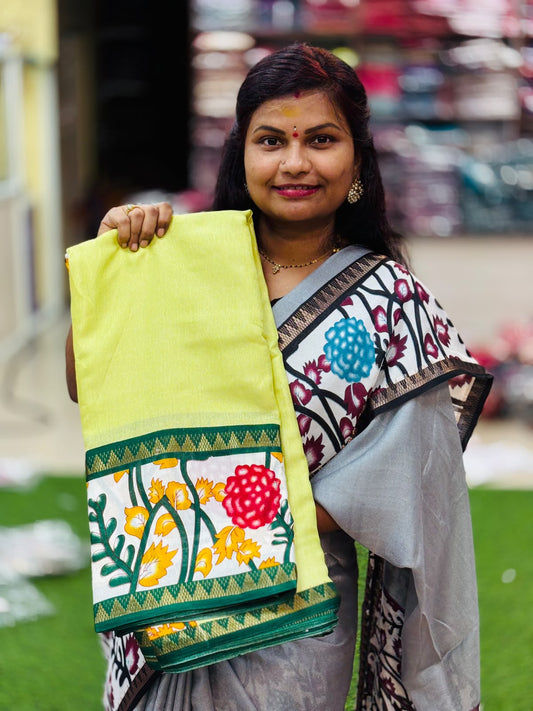 Mangalagiri Georgette Saree