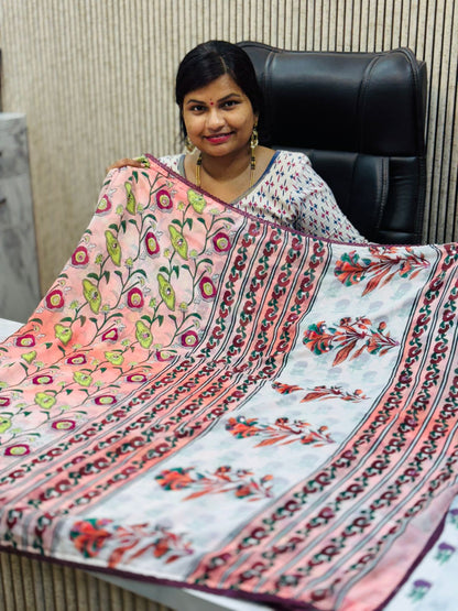 Trisha Butter Silk Saree *10 days to dispatch*