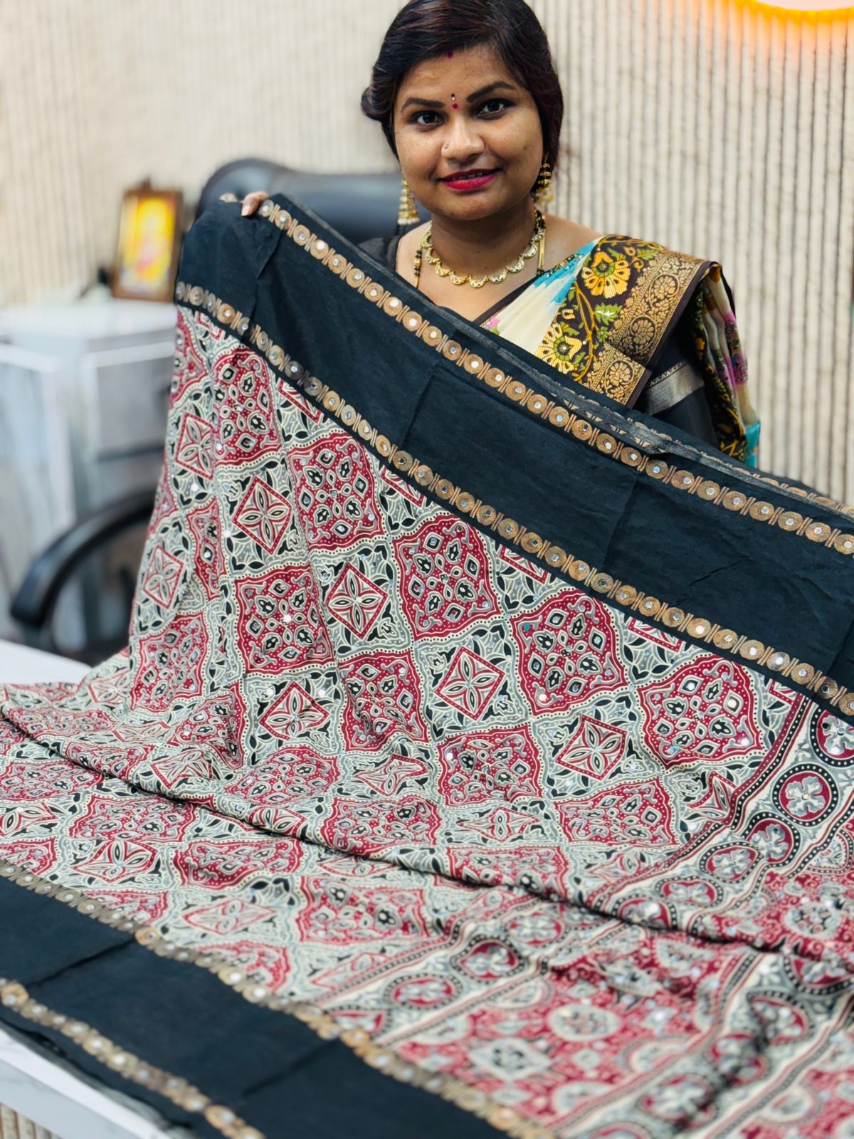 Sungudi Cotton Saree
