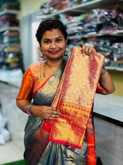 Semi Kanchi Pattu Sarees