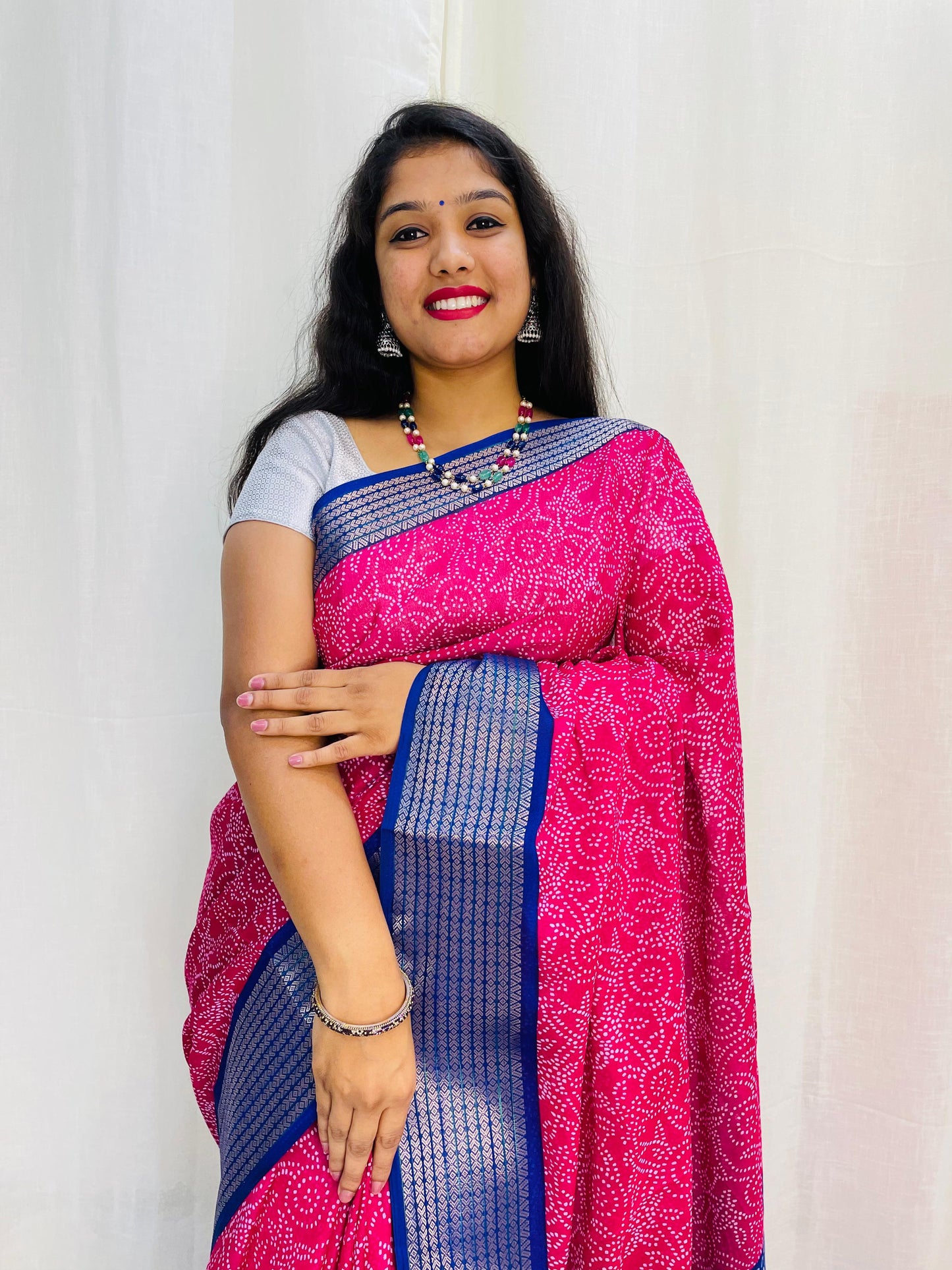 Dola Crepe Silk Saree