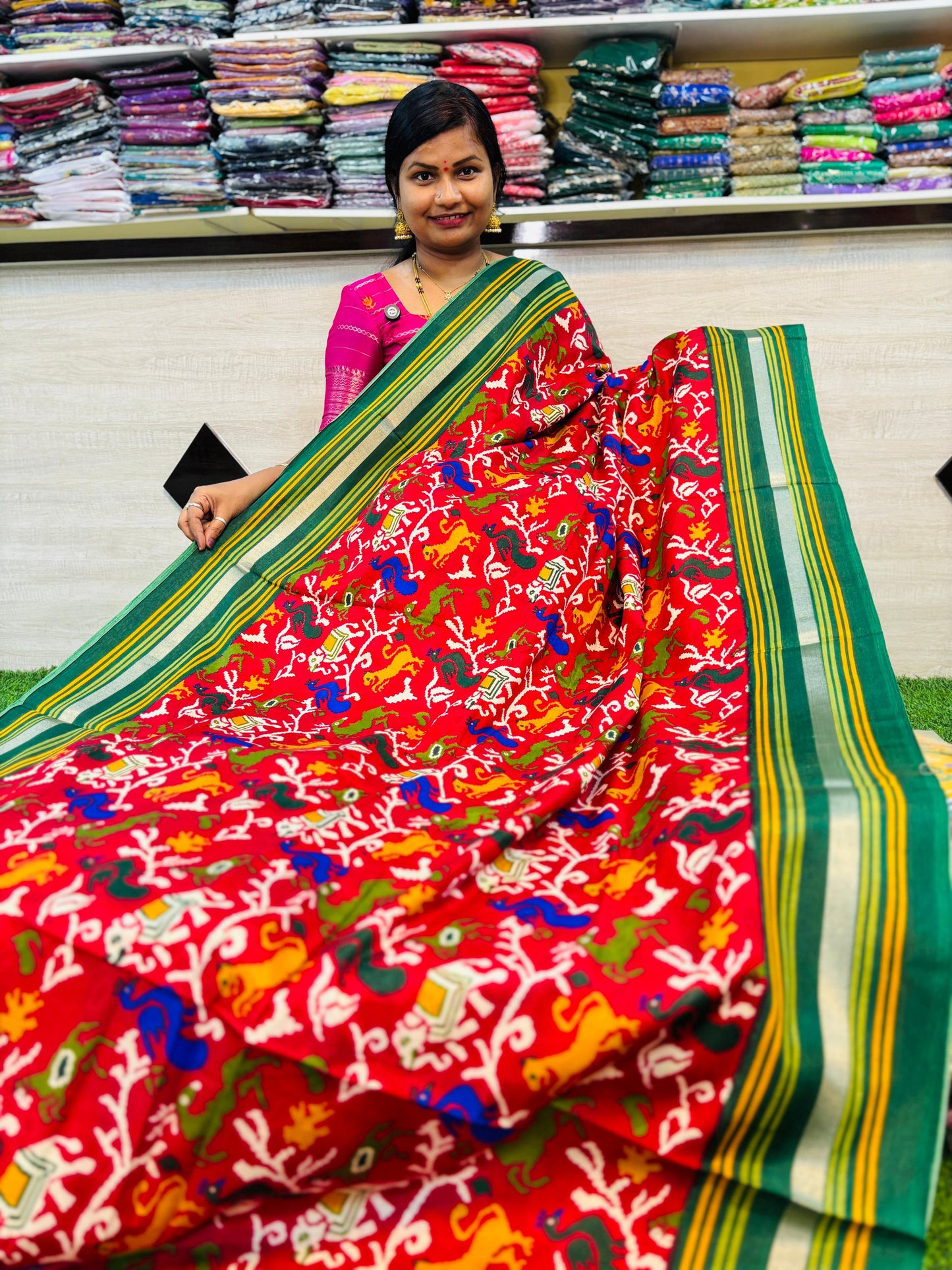 Kalamkari soft silk