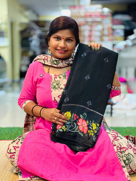 Georgette floweral borders