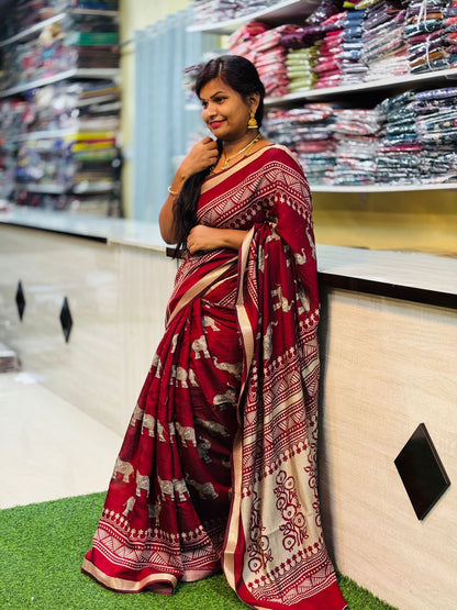 Maheswari Mal Cotton Saree