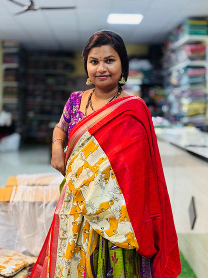 Chennur Silk with Nijam Border