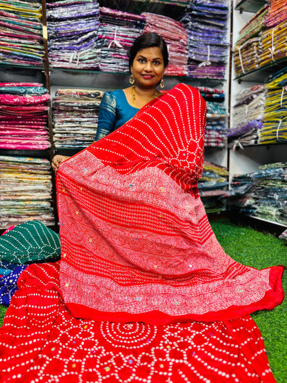 Bandini Moss Chiffon