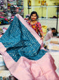 Necklace Banarasi Pattu Sarees Rama