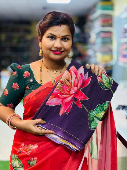 Tabby chiffon handwork