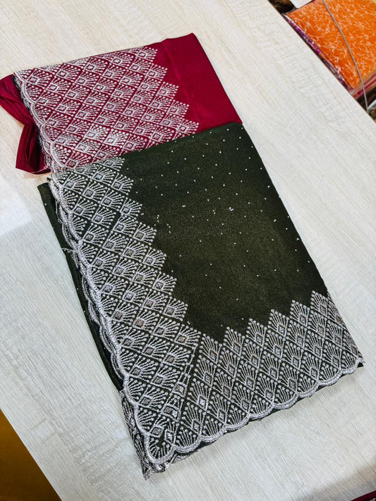 Space Silk in Embroidery Cutwork