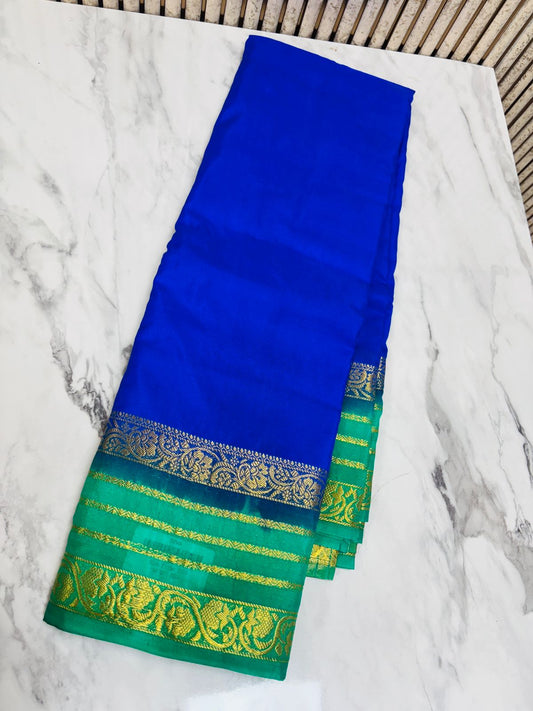 Semi Mysore Crepe Silk Sarees 31