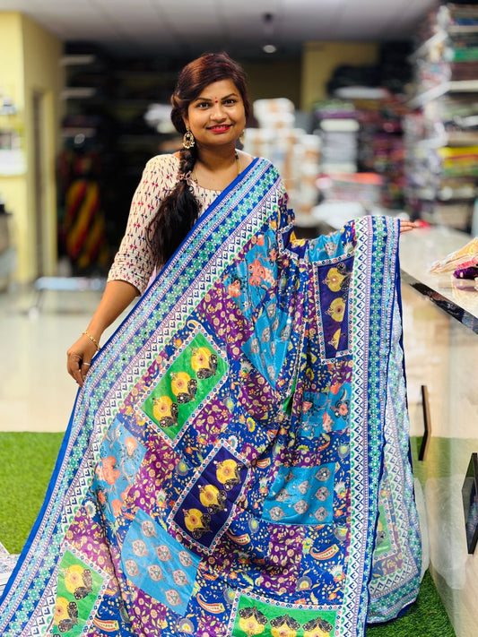 Azrak Chinnon Laya Saree