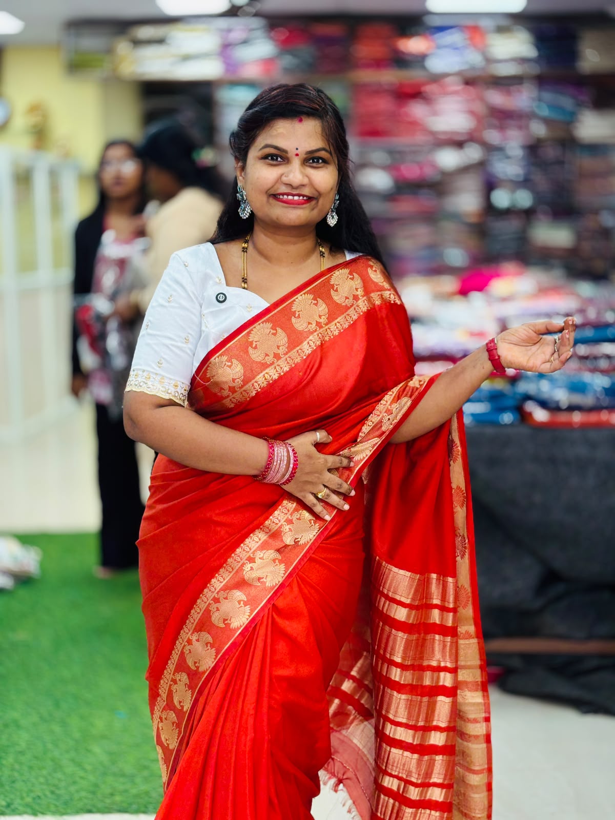 Semi Mysore Georgette Crepe Sarees