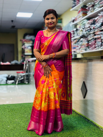 Tulip Semi Crape Saree