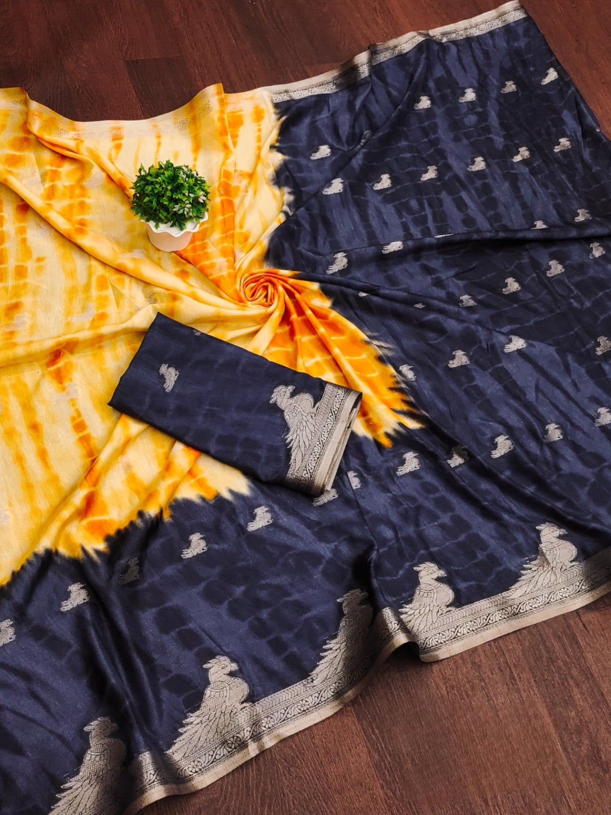 Banarasi Mashroom Silk Sarees