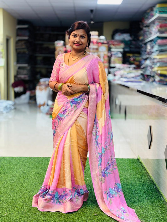 Pastel matty georgette