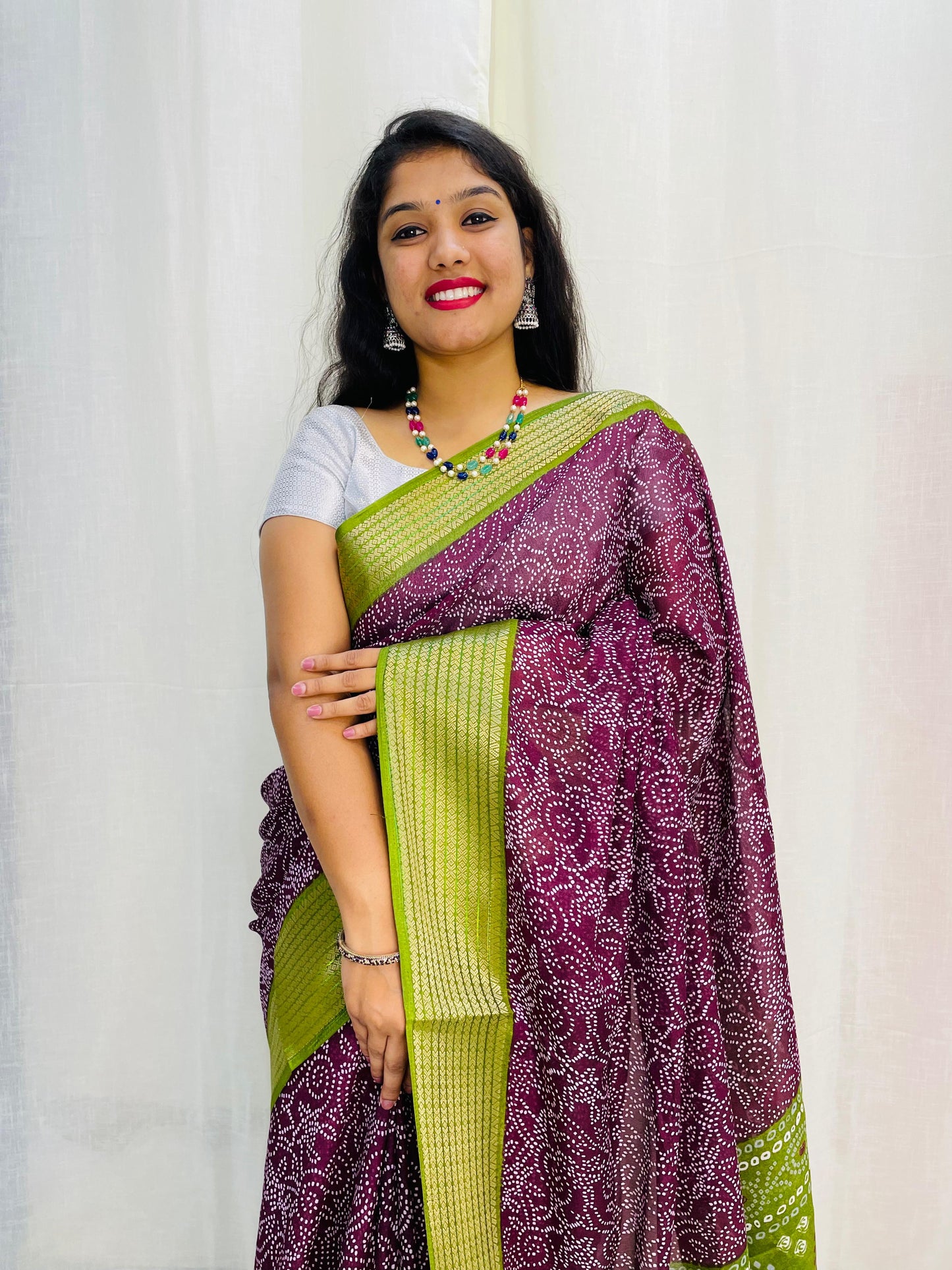 Dola Crepe Silk Saree