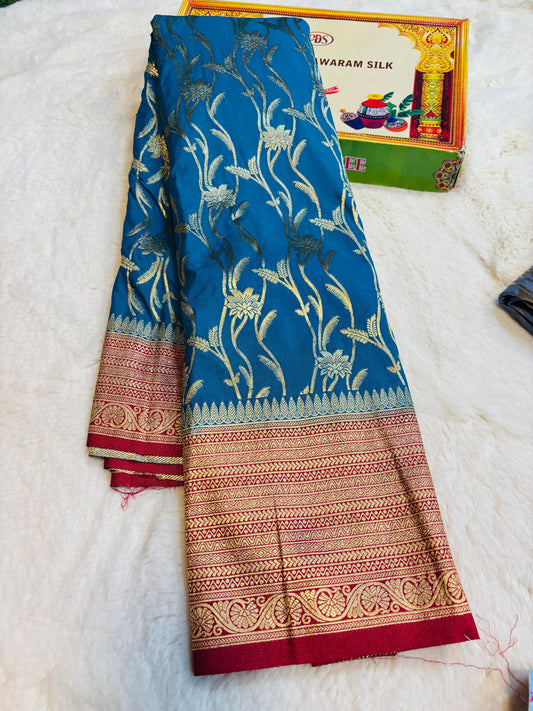 Raw Mango Pattu saree