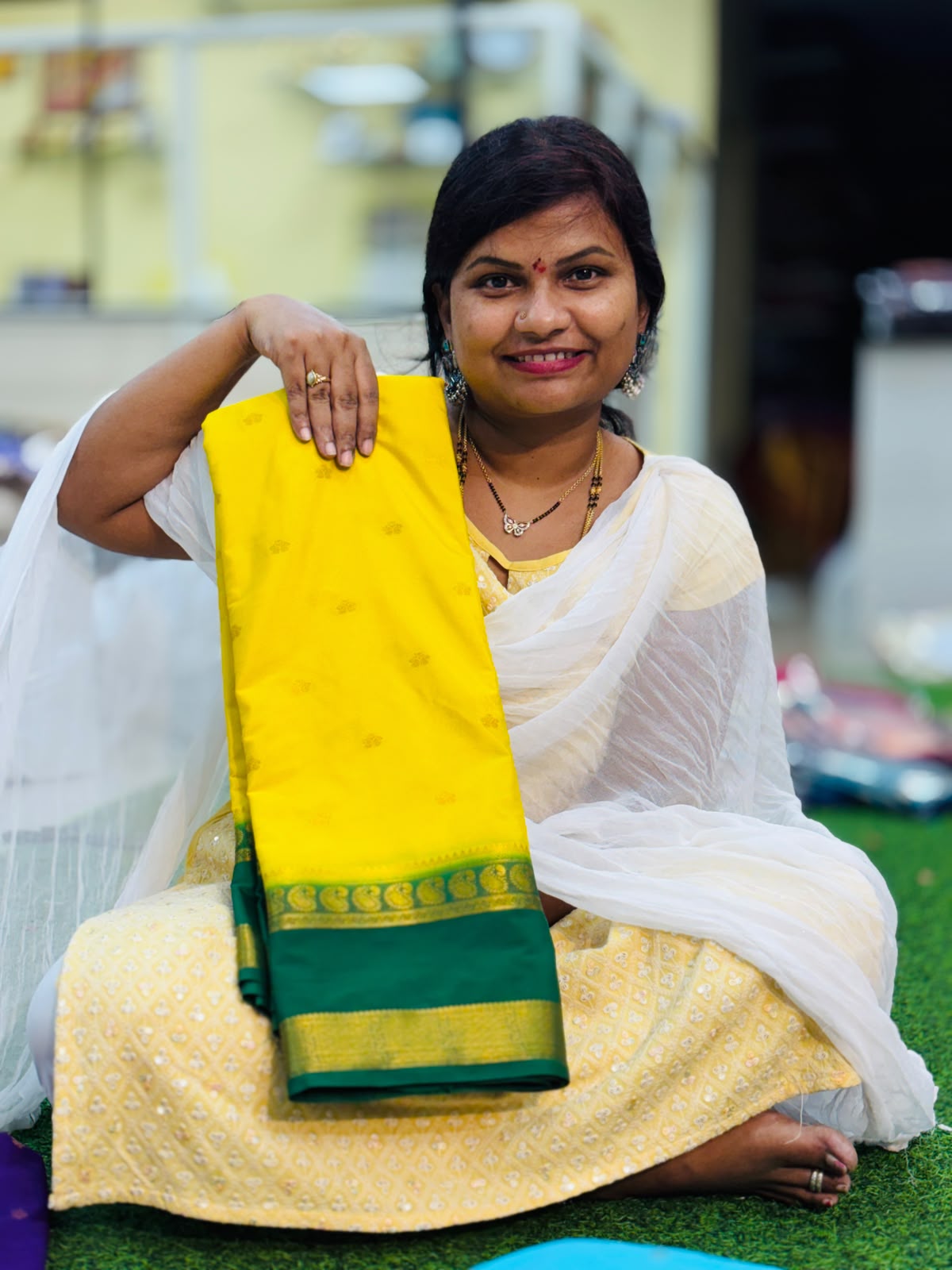Mysore crepe Sarees