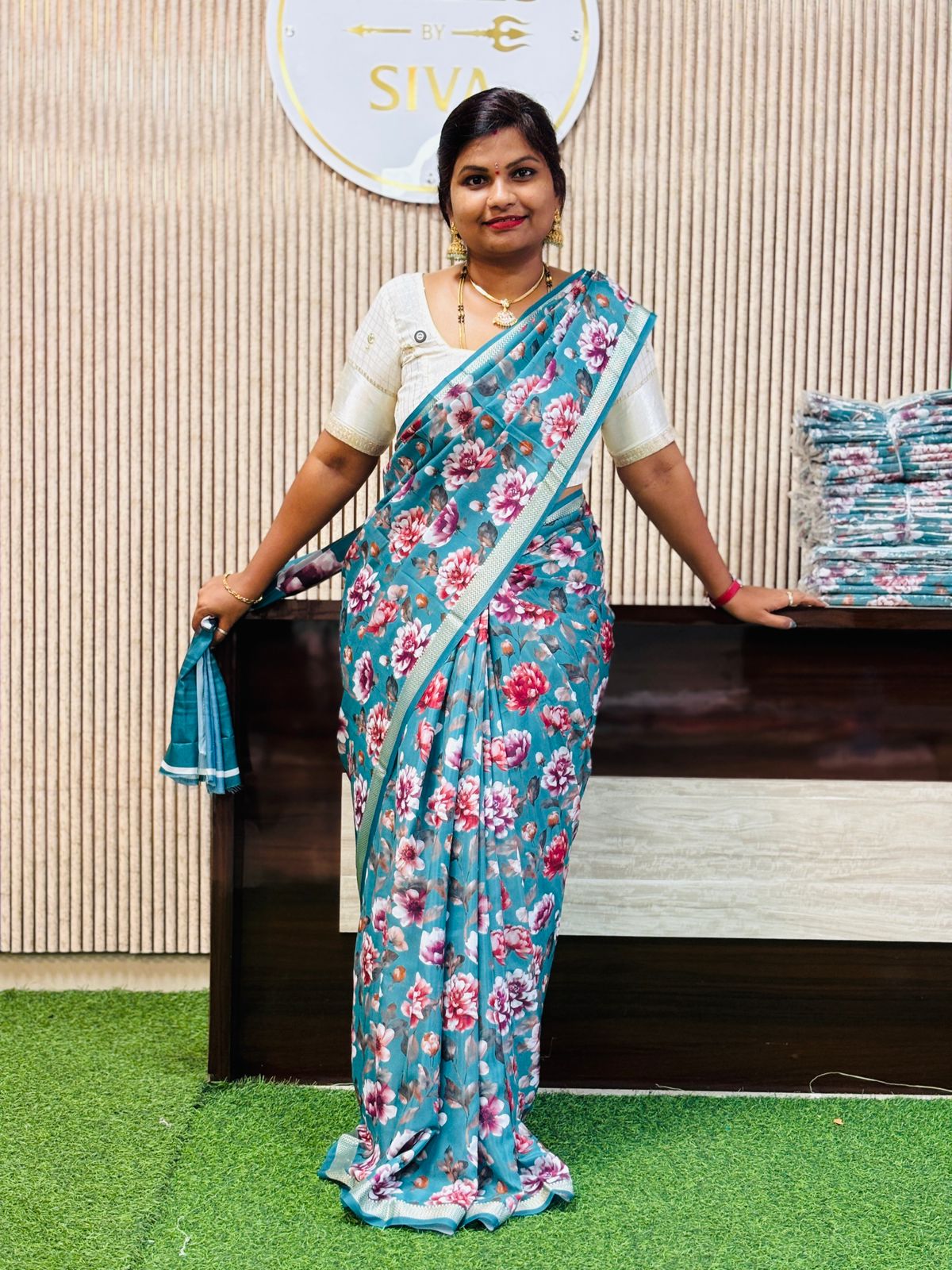 Crepe Digital Saree