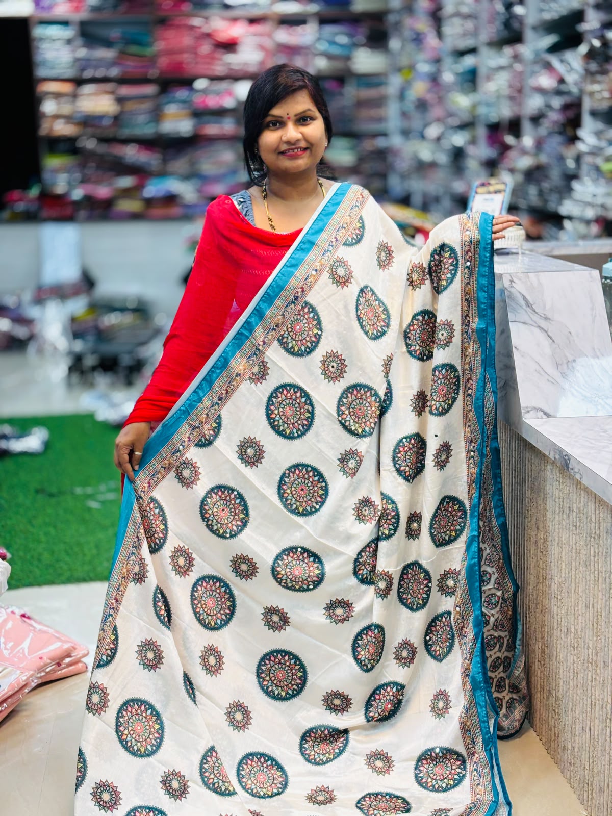 Laya Azrak Bandhini Sarees