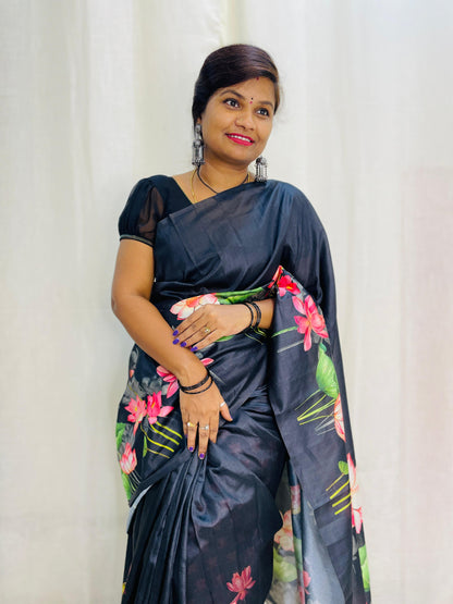 టస్సర్ సిల్క్ చీర 