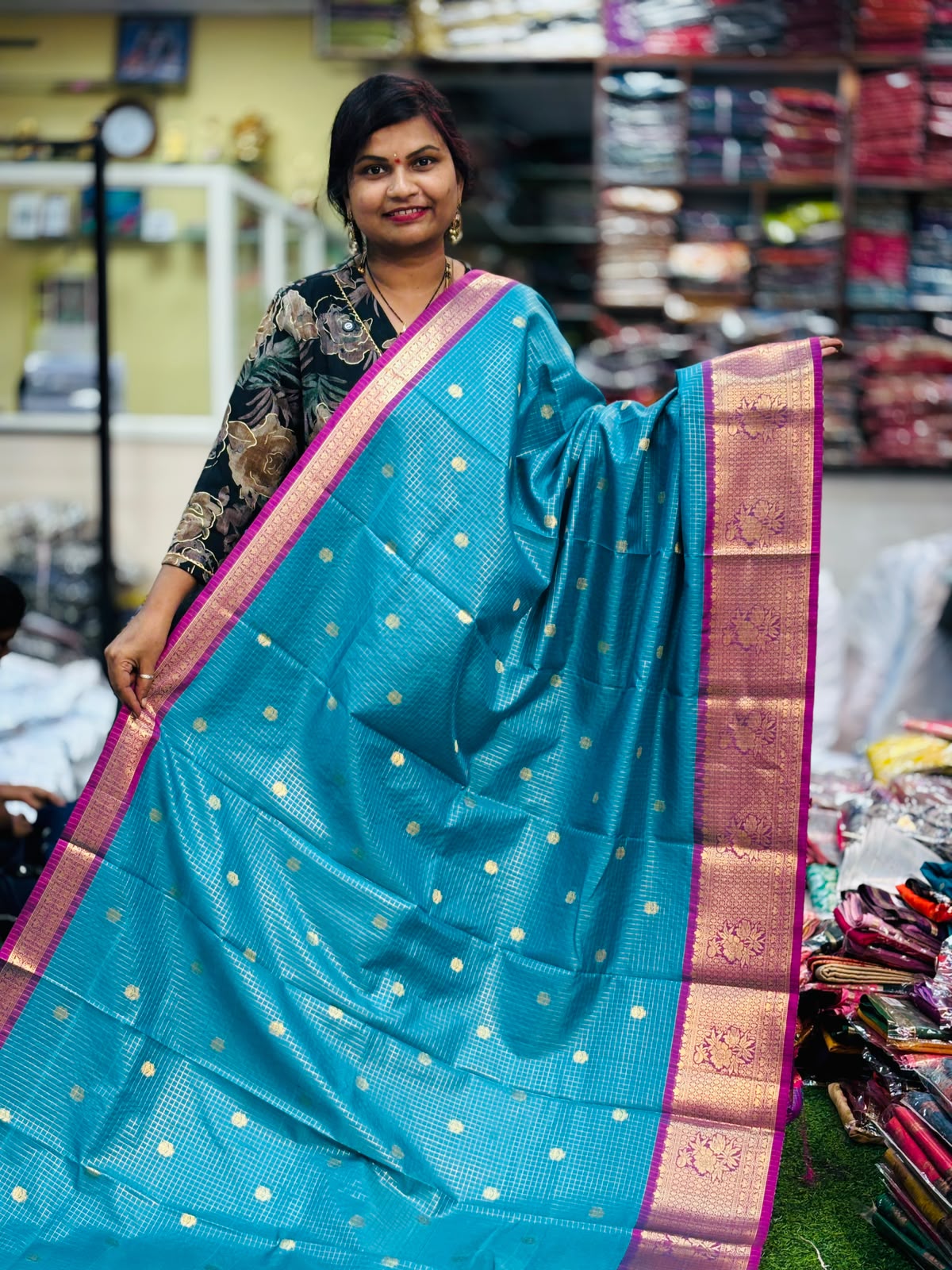 Vintage Semi Kanchi Mysore Crepe Sarees