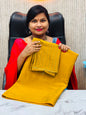Plain Space Designer Sarees